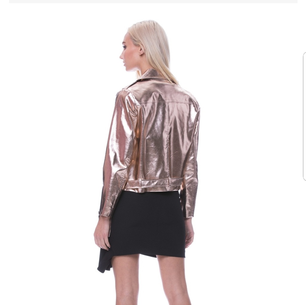 English Factory "On The Town" Moto Jacket sz M - Picture 3 of 4